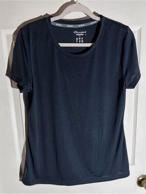 Champion Navy Short Sleeve Powertrain Crewneck Performance Tee